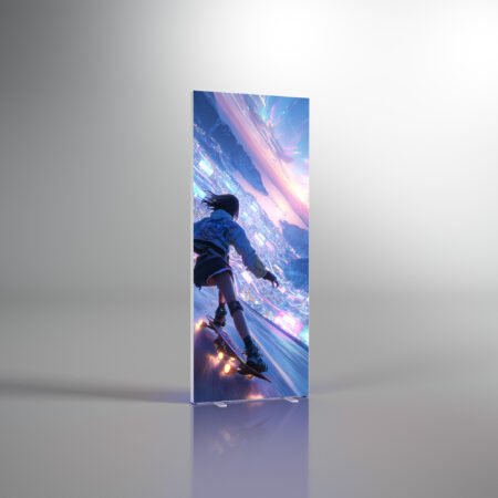 Šviečiantis reklaminis „LED stendas Quick 2.0“