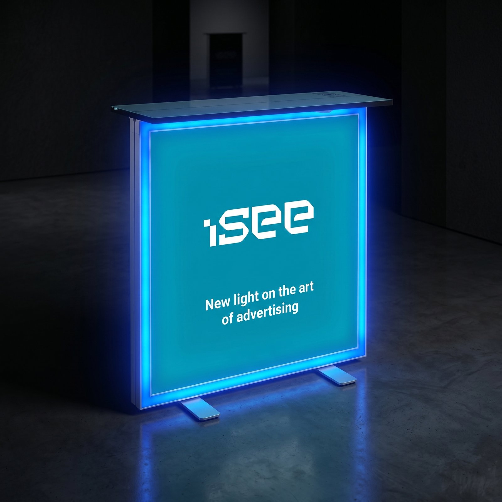 Šviečiantis reklaminis stalas LED RGB - Image 2